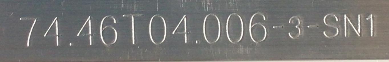 LEDS PARA TV SEIKI / NUMERO DE PARTE. 74.46T04.006-3-SN1 / PANEL T460HW08 V.D / MODELO SE461TS - Imagen 2